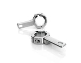 Denali Auxiliary/Driving Light Mounts Chrome Driving Light Mount - Articulating Bar Clamp 32mm-38mm
